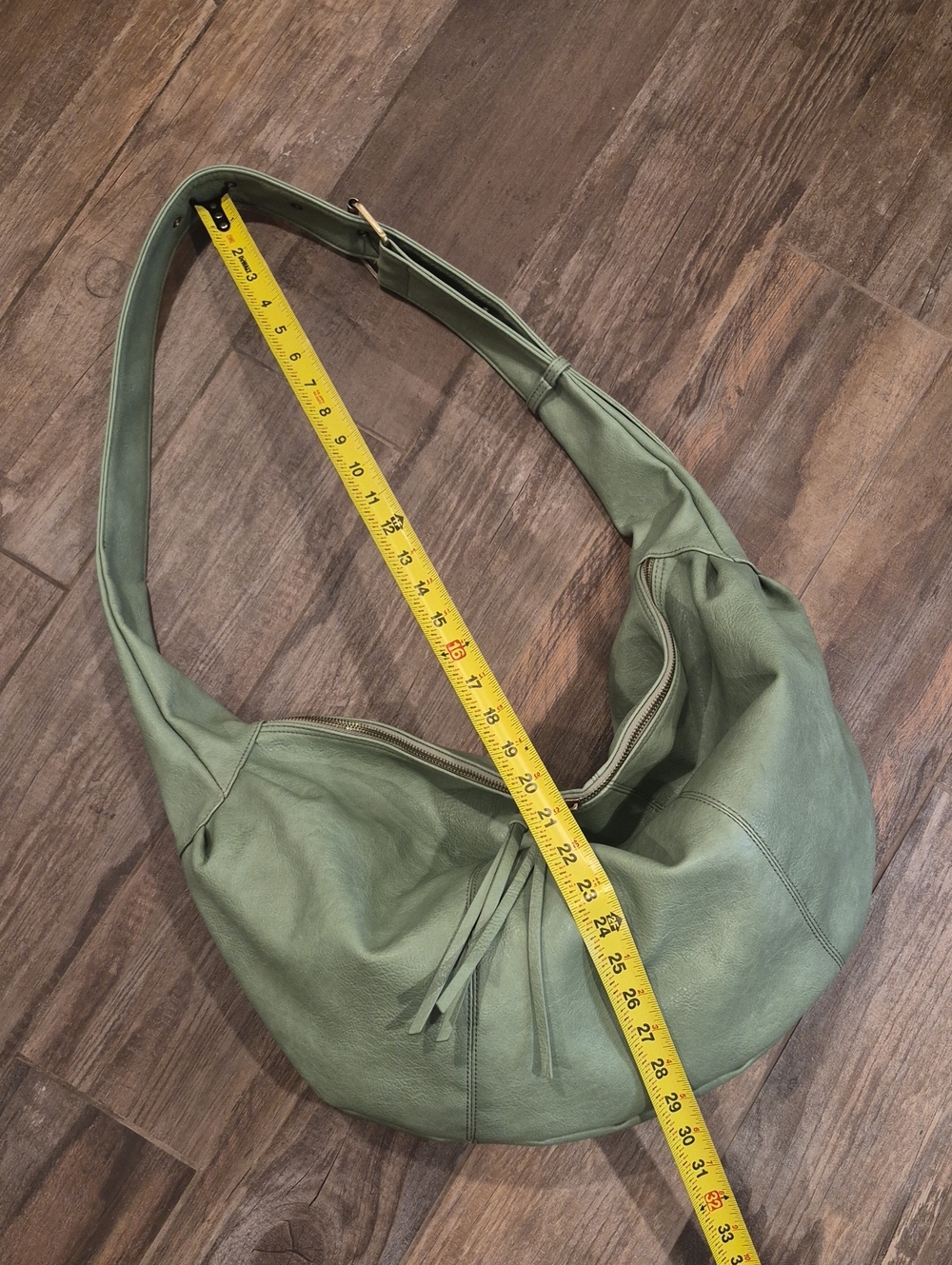 House of Harlow Sage Vegan Leather Slouchy Hobo Carryall Shoulder Crossbody Bag - Picture 11 of 14